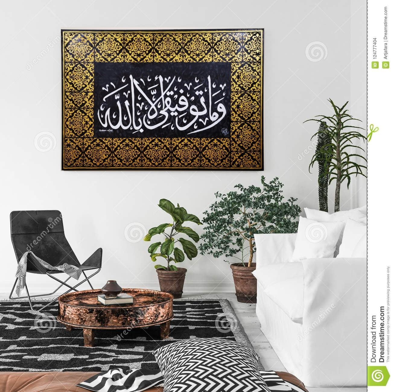 Wama Taufeeqi - Textured Detail of the Painting