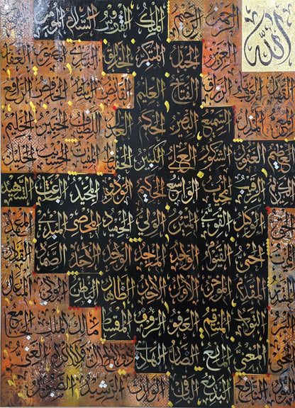 The Call of Eternity - Close-up View of Original Artwork