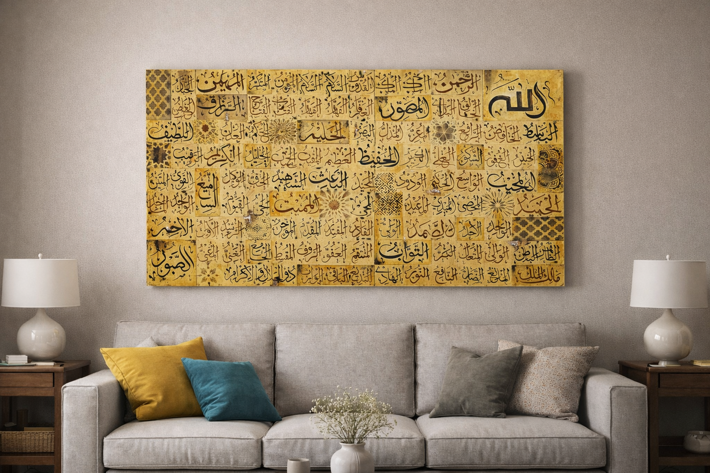 Wall Of Blessing (yellow names)