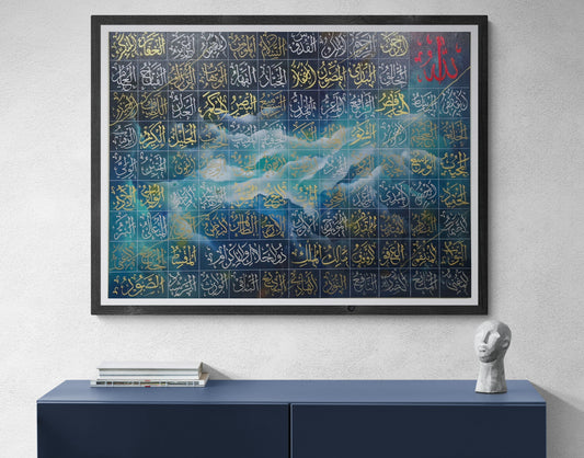 The Divine Attributes - Handmade Painting by ZA Artistry